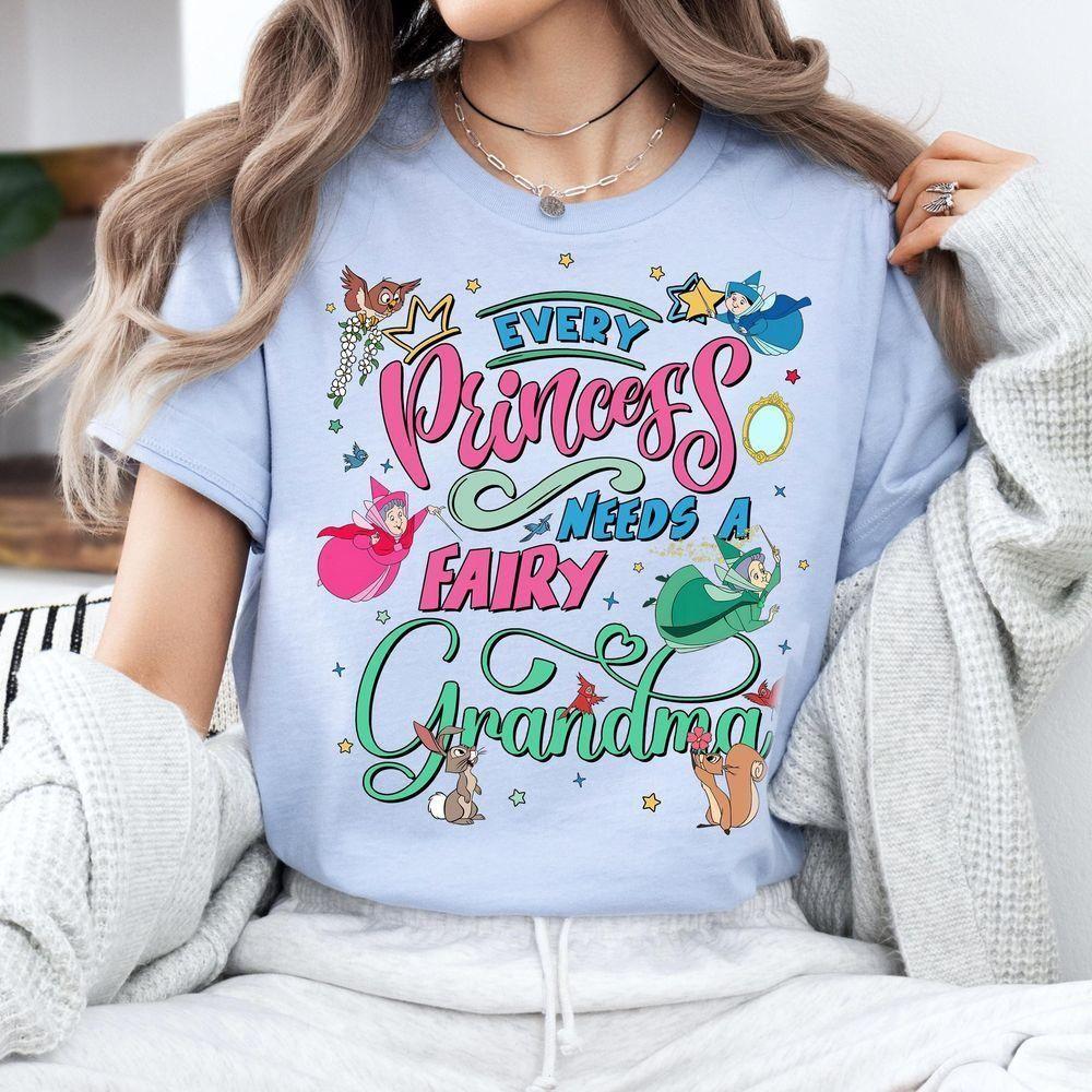 Sleeping Beauty Fairy Godmother Disney Vuitino Shirt